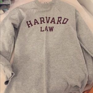 Harvard law long sleeve tee small